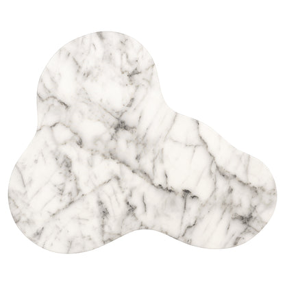 End table Rockyard faux white marble (White)- Richmond Interiors
