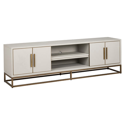 TV cabinet Whitebone brass 4-doors 200 (Verona Grey)