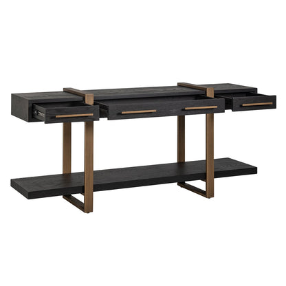 Sideboard Cambon 3-drawers (Dark coffee)- Richmond Interiors