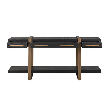 Sideboard Cambon 3-drawers (Dark coffee)- Richmond Interiors