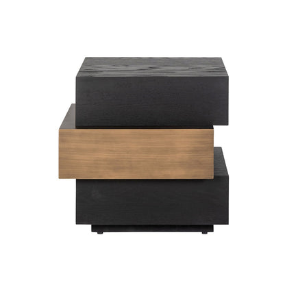 End table Cambon layered (Dark coffee)- Richmond Interiors