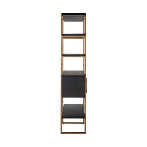 Display Cabinet Cambon 4 – Doors 4 – Shelves (dark Coffee) – Richmond Interiors