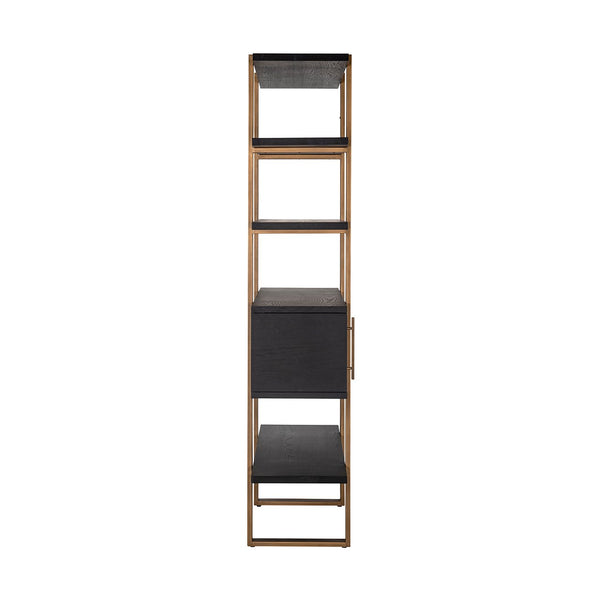 Display Cabinet Cambon 4 – Doors 4 – Shelves (dark Coffee) – Richmond Interiors