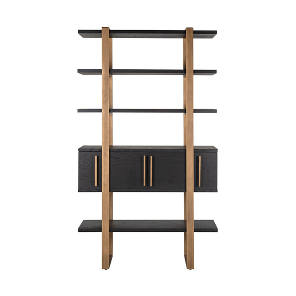 Display Cabinet Cambon 4 – Doors 4 – Shelves (dark Coffee) – Richmond Interiors