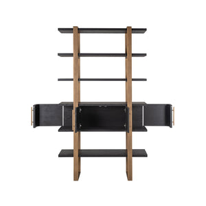 Display Cabinet Cambon 4 – Doors 4 – Shelves (dark Coffee) – Richmond Interiors