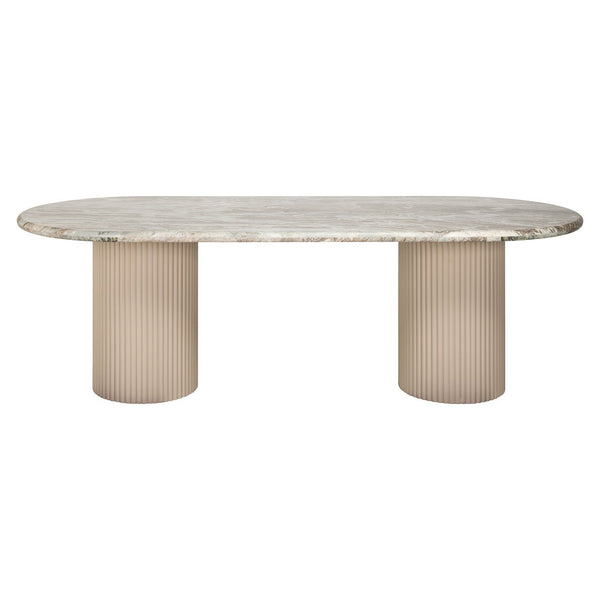 Dining Table Coronel (beige) – Richmond Interiors – Ex Display Immediately Available From Our Buzzards Valley Studio