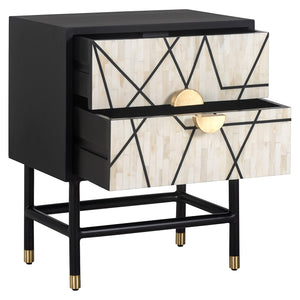 Nightstand Novas 2 – Drawers – Richmond Interiors