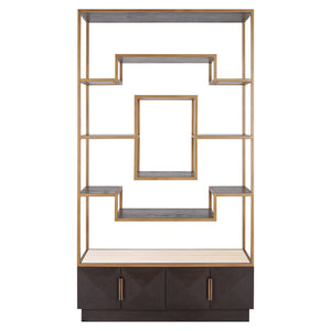 Display Cabinet Claremont (brown) – Richmond Interiors