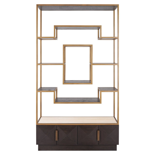 Display Cabinet Claremont (brown) – Richmond Interiors