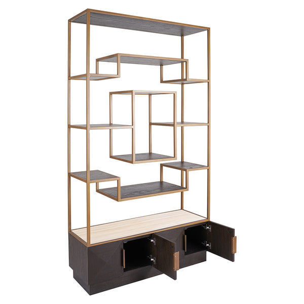 Display Cabinet Claremont (brown) – Richmond Interiors