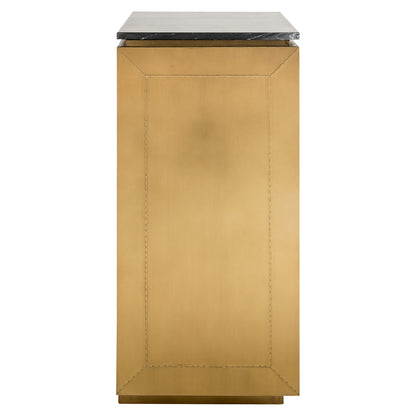 Sideboard Finsbury 2-doors (Black/gold)