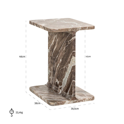 End table Benson (Brown)- Richmond Interiors