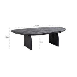 Coffee Table Hudson (black) – Richmond Interiors