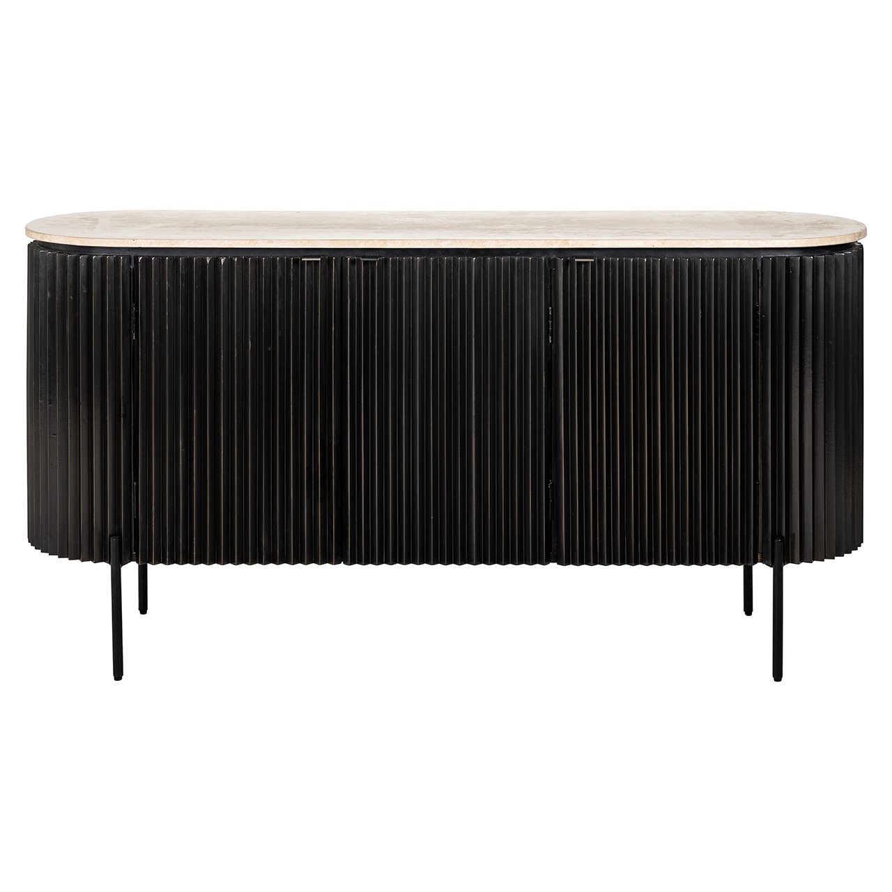 Sideboard Hampton 3-doors (Black)