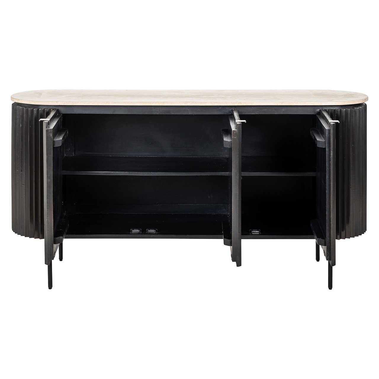 Sideboard Hampton 3-doors (Black)