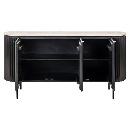 Sideboard Hampton 3-doors (Black)