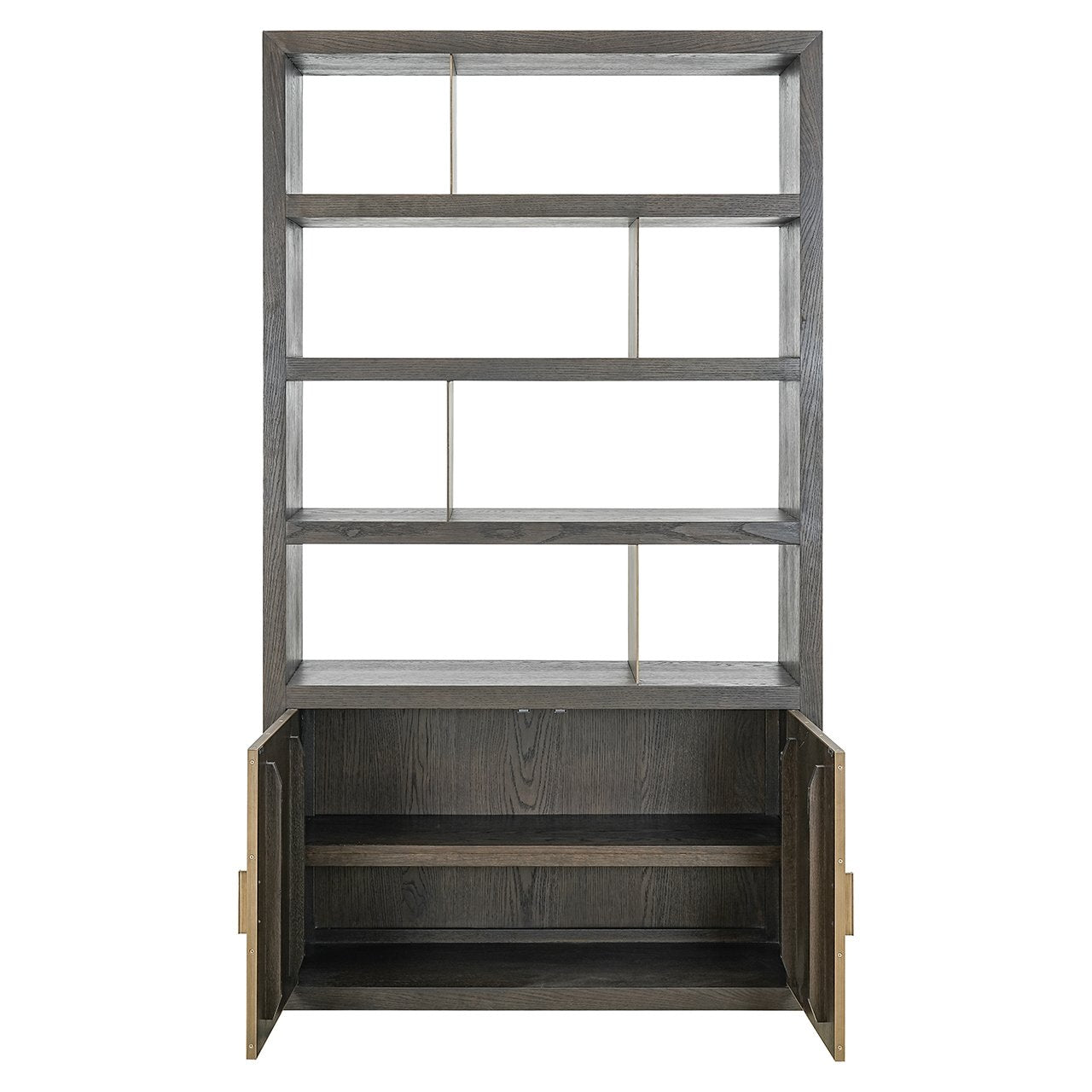 Display cabinet Rivertree 3-shelves 2-doors (Brown)- Richmond Interiors