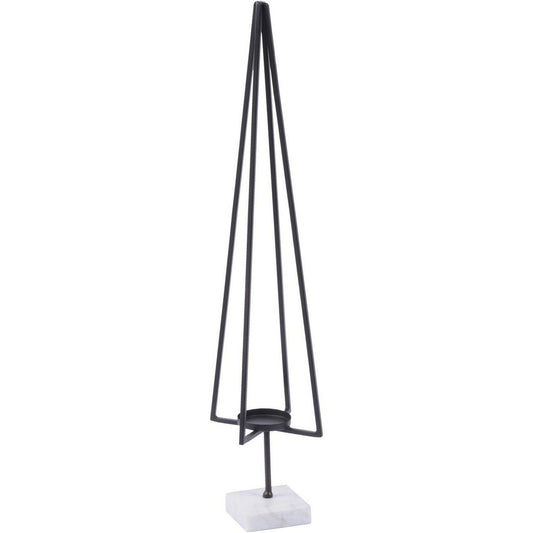 Black Large Tree Tealight Holder - Xmas