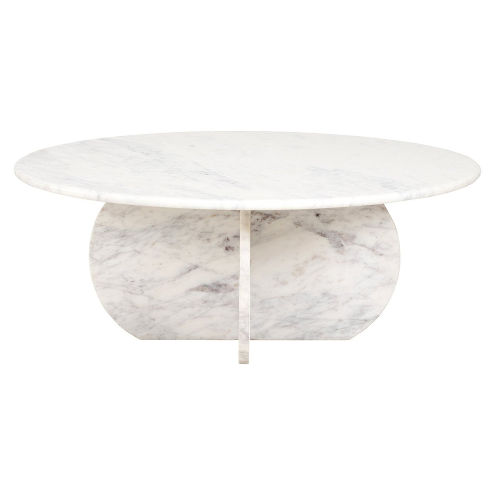 Coffee table Holmes 90Ø (White)