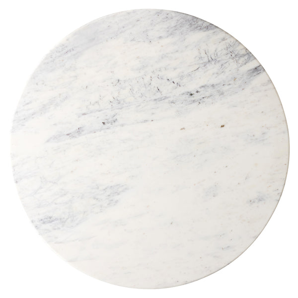 Coffee table Holmes white 90Ø