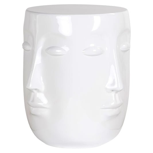 End table Christy white