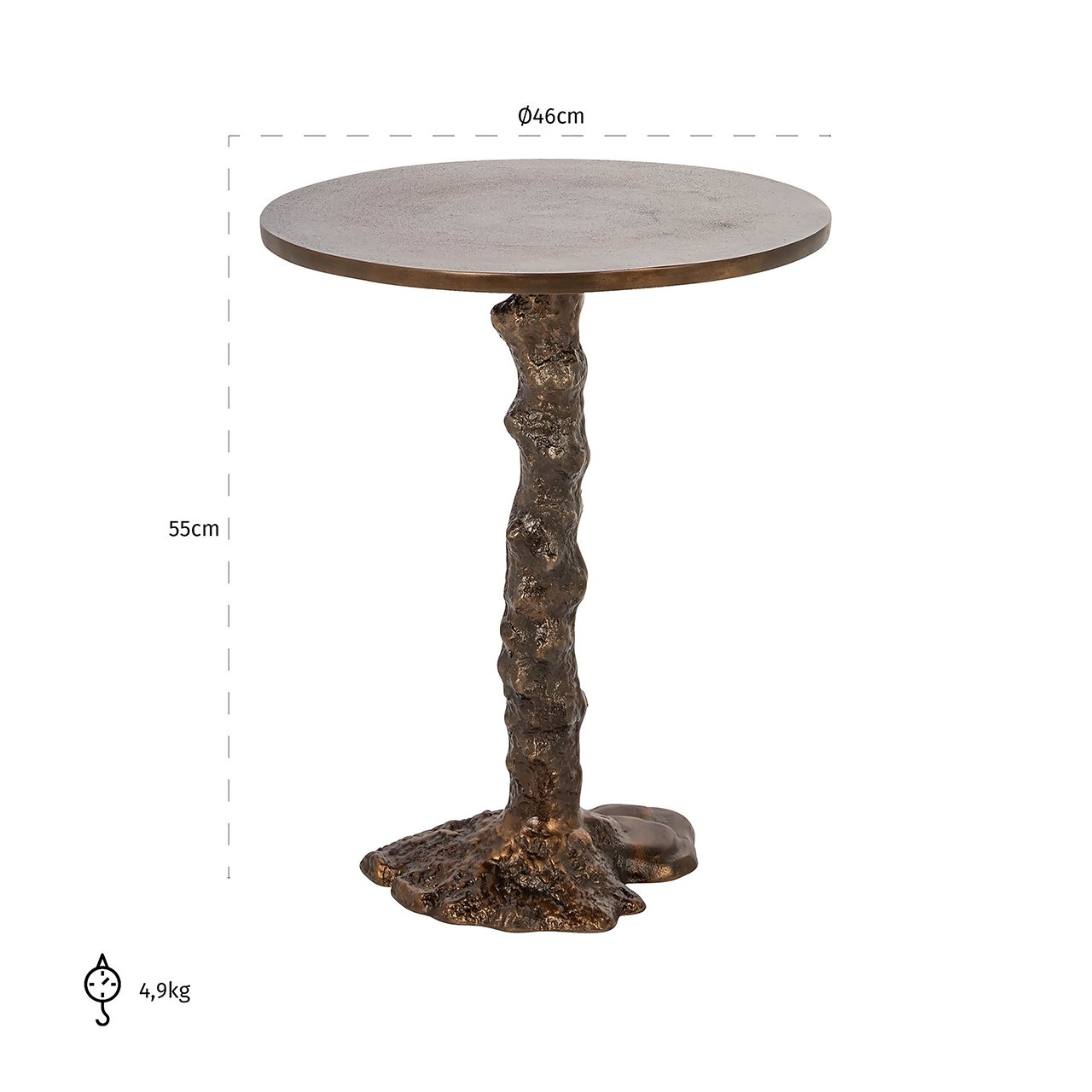 End table Misty (Bronze)- Richmond Interiors