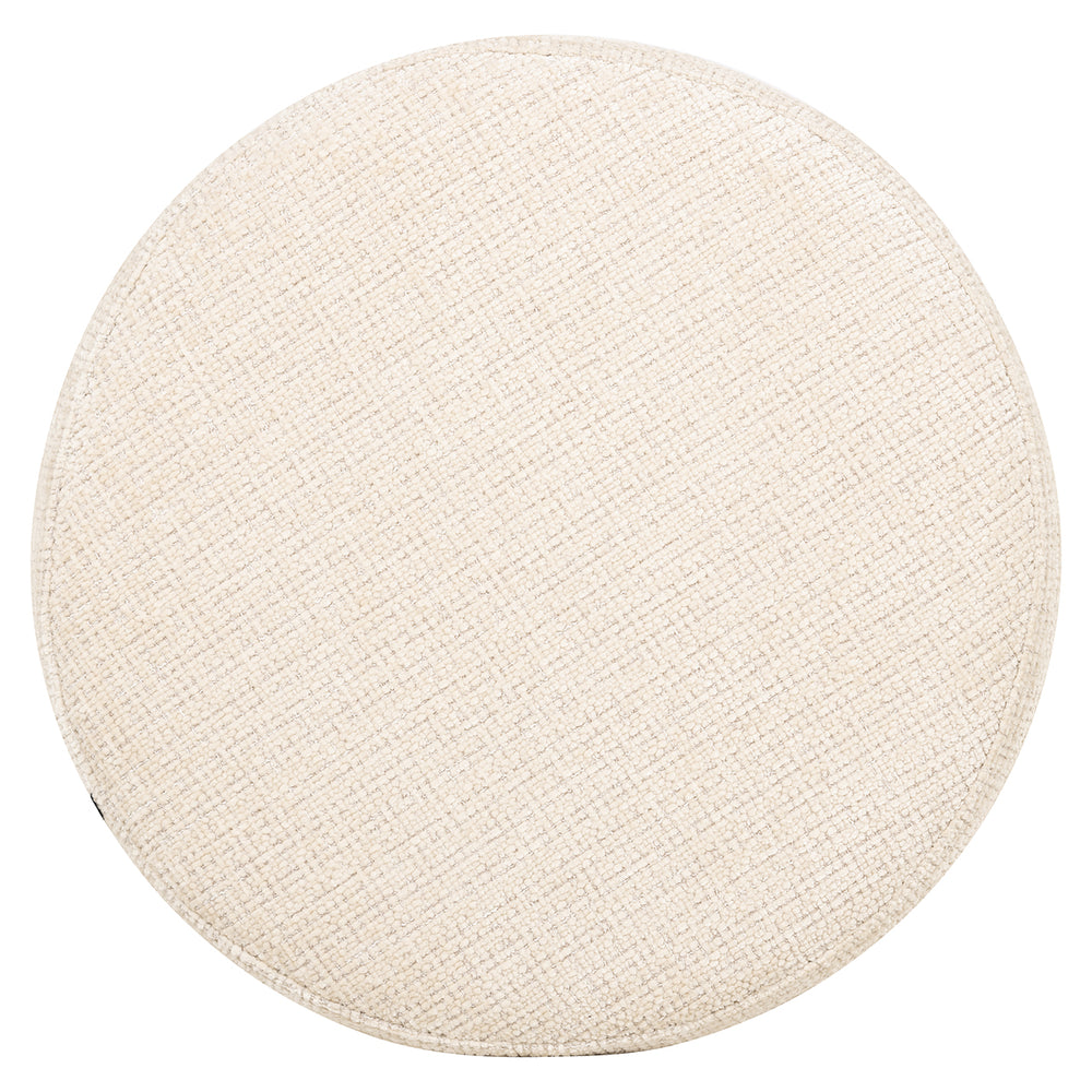 Pouffe Gallice natural beige travertine (Beige)
