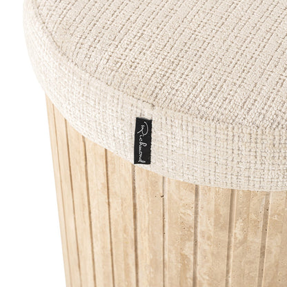 Bench Gallice natural beige travertine (Beige)- Richmond Interiors