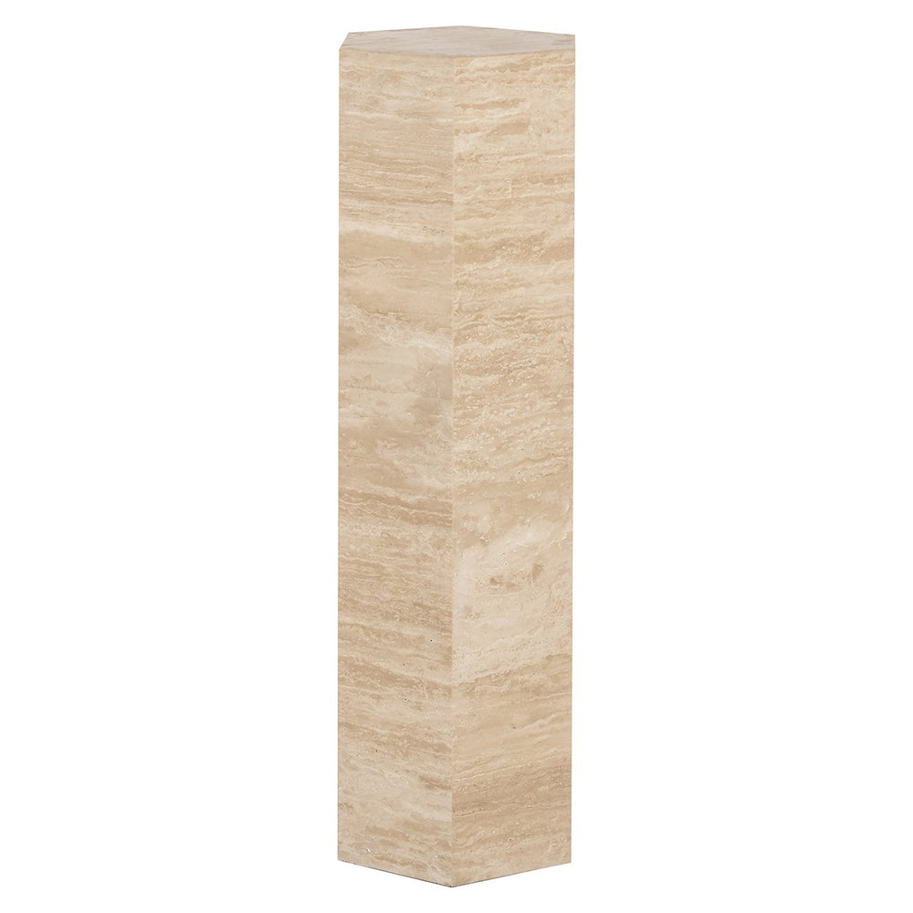 Column Vespin natural beige travertine (Beige)