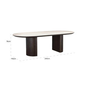 Dining table Ritz brown 240