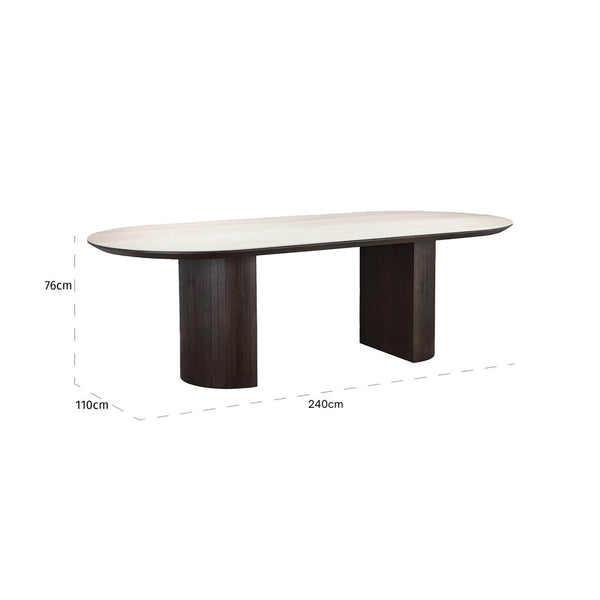 Dining table Ritz brown 240