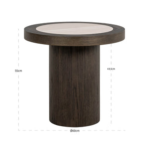 End table Nando brown