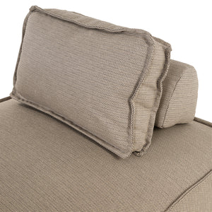 Outdoor daybed Jondal taupe