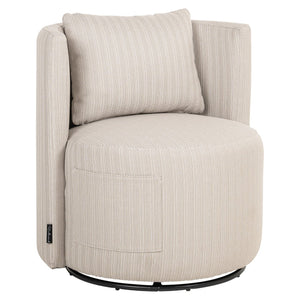 Outdoor dining chair Marlin beige swivel