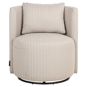 Outdoor dining chair Marlin beige swivel