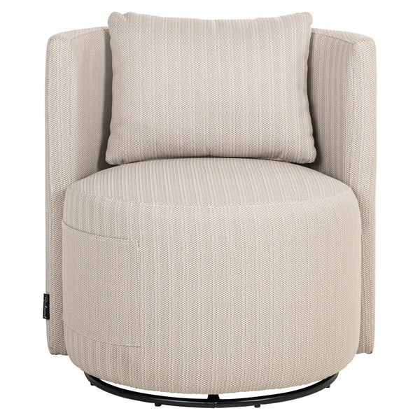 Outdoor dining chair Marlin beige swivel