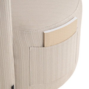 Outdoor dining chair Marlin beige swivel