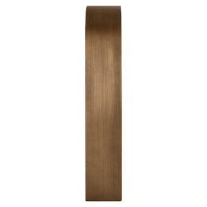Display cabinet Bowic brushed gold