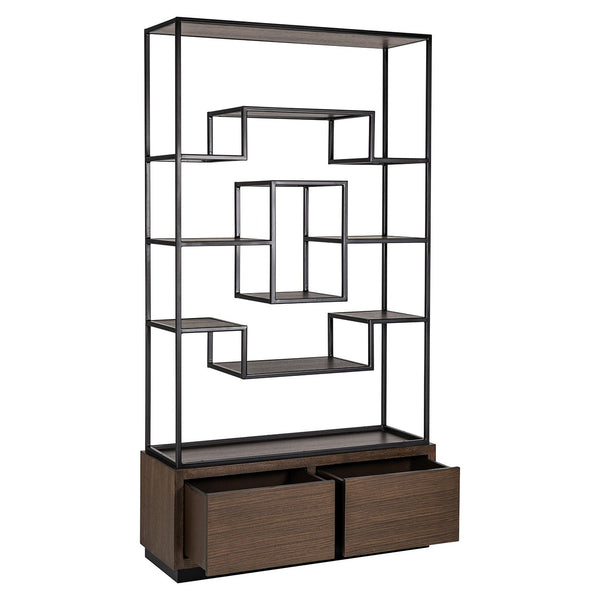 Display Cabinet Bonvoy Brown 2 – Drawers (brown) – Richmond Interiors