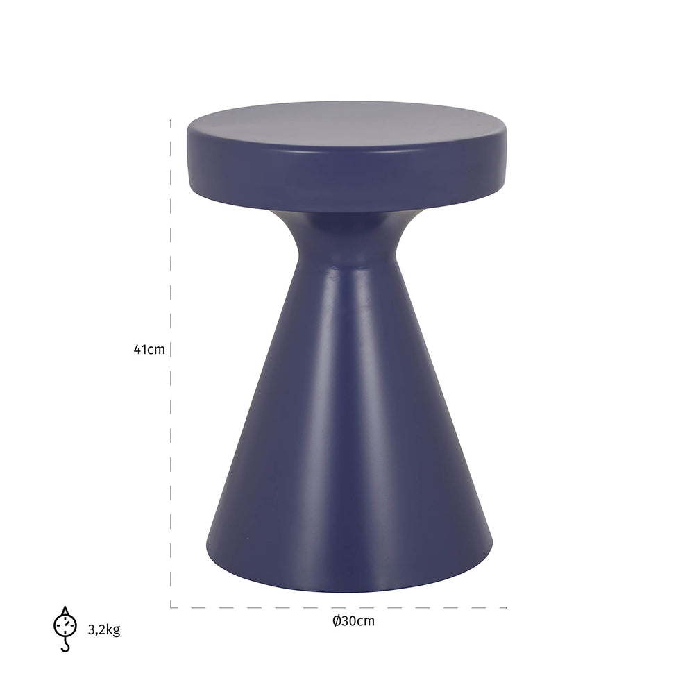 End table Kimble purple small 30Ø