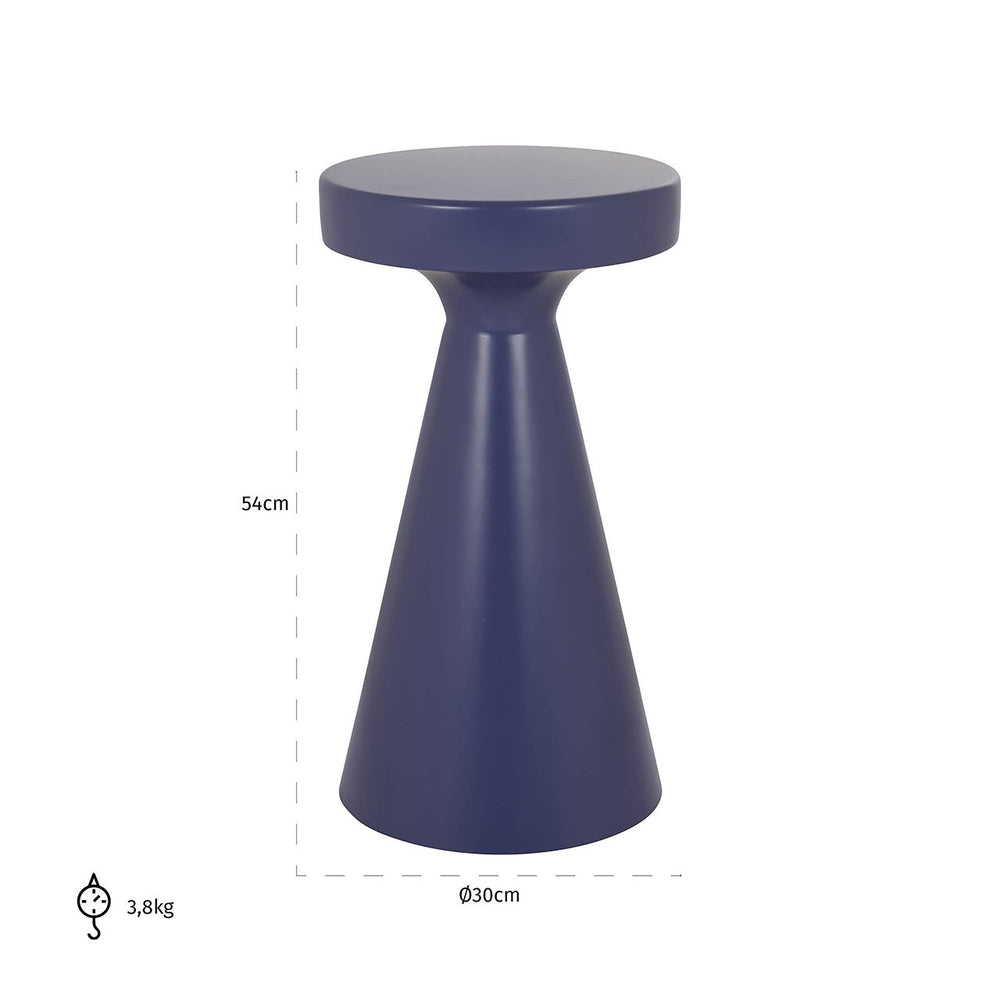 End table Kimble purple big 30Ø