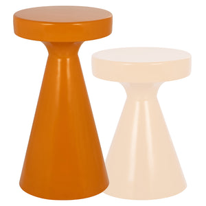 End Table Kimble Dark Orange Big 30Ø – Richmond Interiors