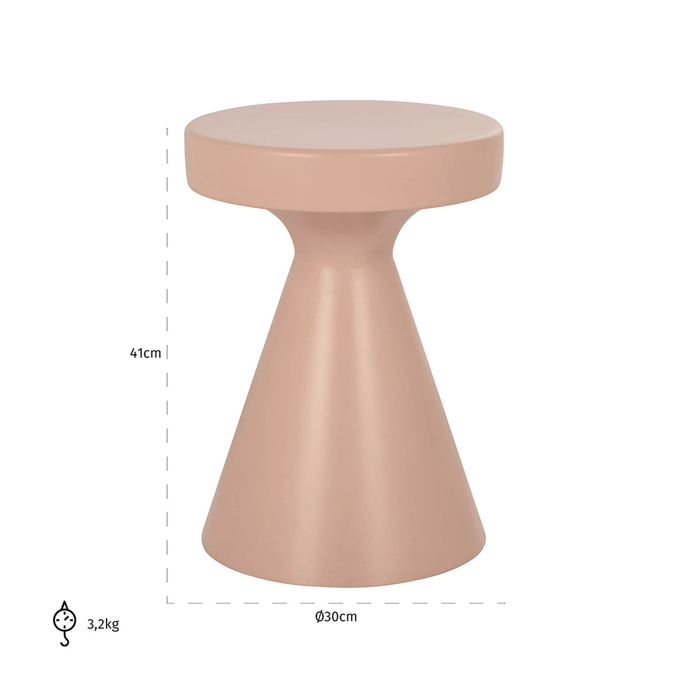 End table Kimble pink small 30Ø (Pink)