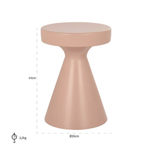 End Table Kimble Pink Small 30Ø (pink) – Richmond Interiors