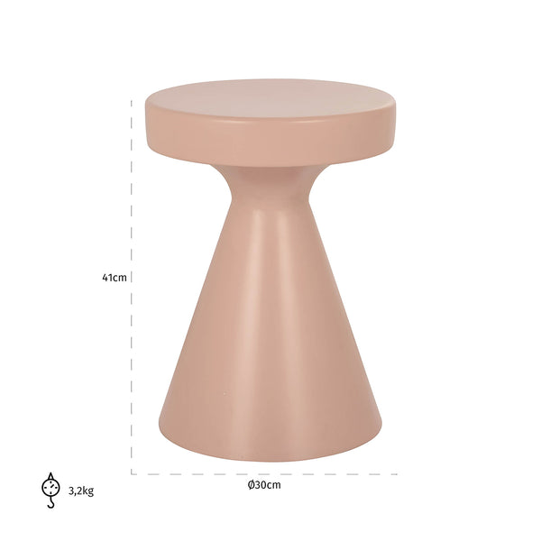 End Table Kimble Pink Small 30Ø (pink) – Richmond Interiors