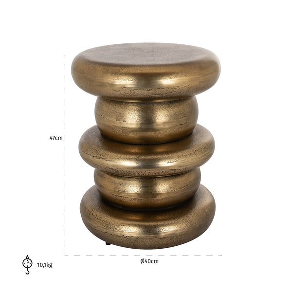 End Table Ela (gold) – Richmond Interiors