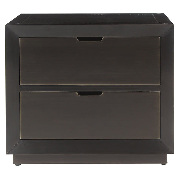 Nightstand Dante 2 – Drawers (brown) – Richmond Interiors