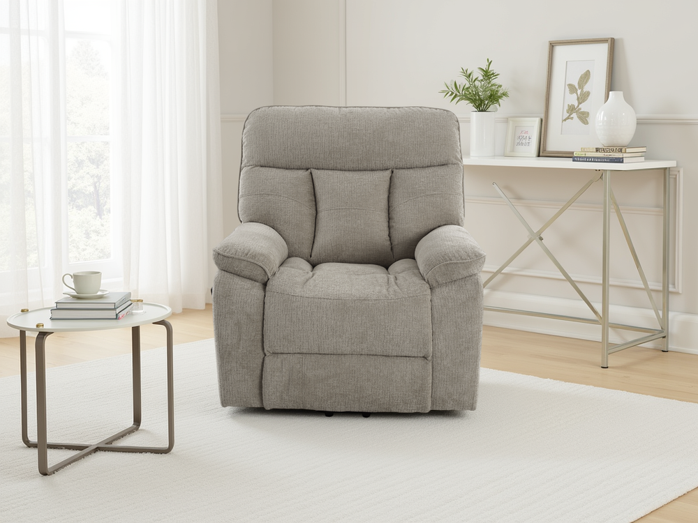 Cornwall Rise and Recline Massage Chair Grey - Xshowhome