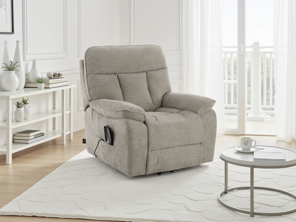 Cornwall Rise and Recline Massage Chair Grey - Xshowhome