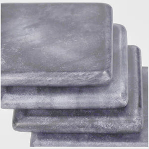 Black Marble Square Coasters Set of 4 by Libra, image 3